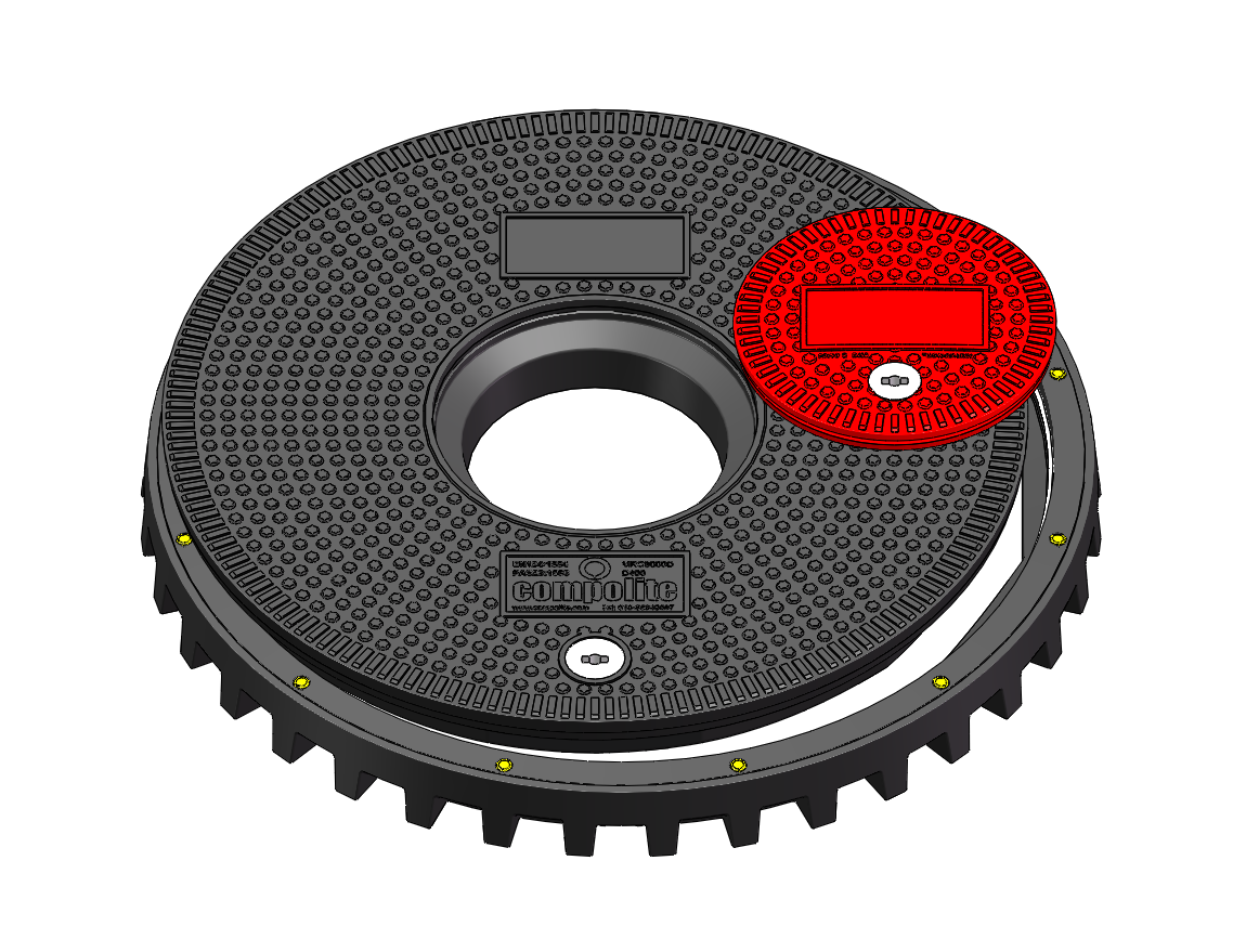 人孔井盖-带中心量油孔